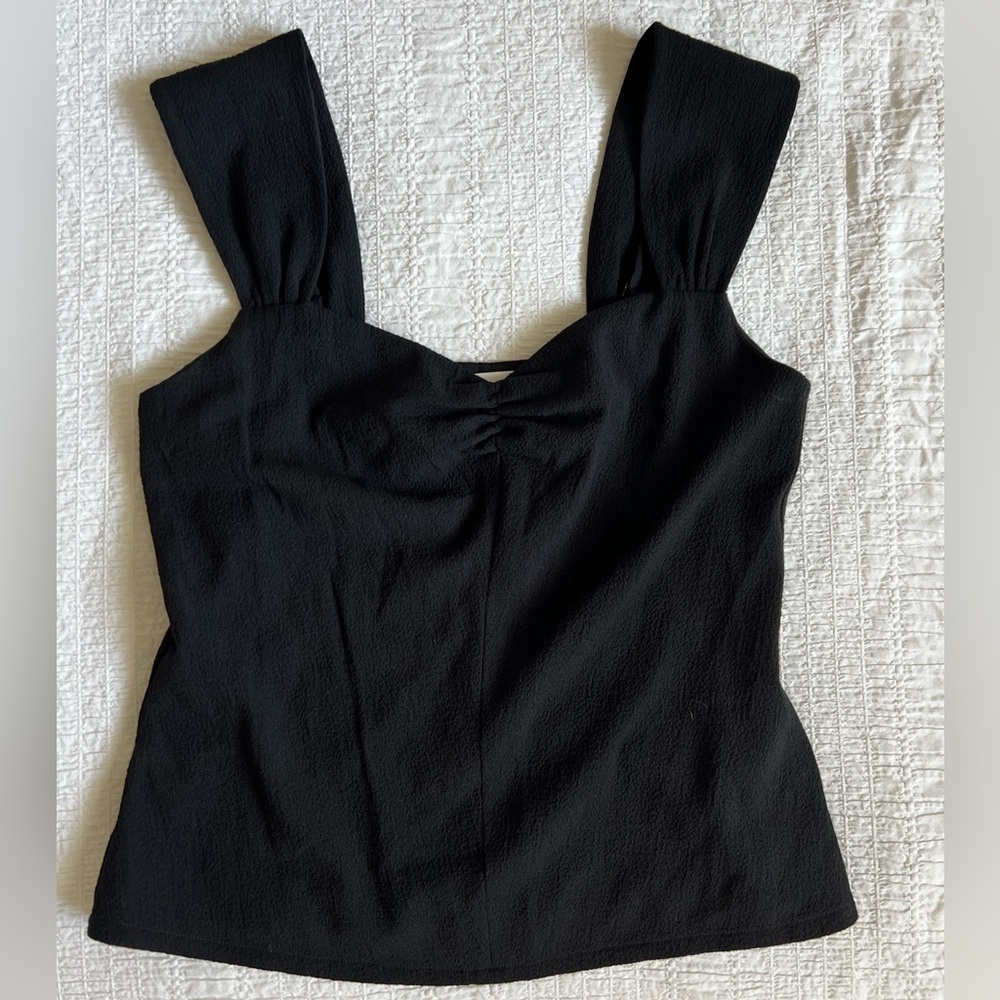 Vince Black Sleevless Blouse